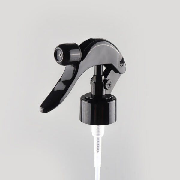 Size 24/410 Black Mini Trigger Spray Pump | Fine Mist Dispenser for Cleaning, Gardening & Cosmetic Bottles Wholesale Supplier